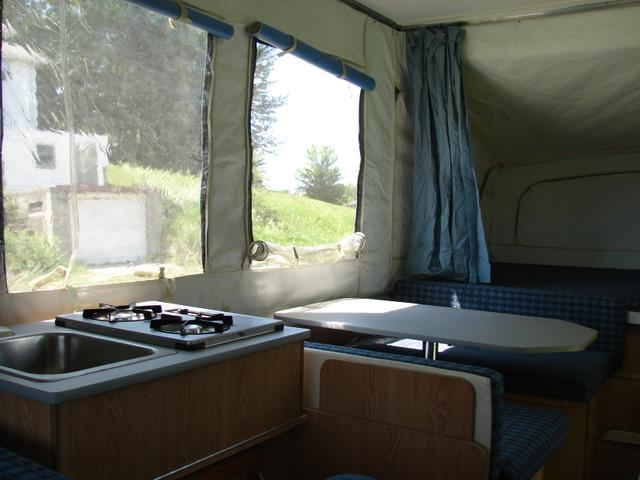 Viking Pop Up Camper Interior