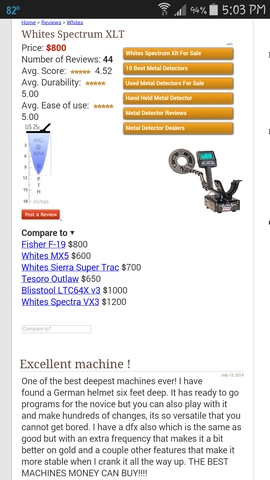 Whites spectrum xlt metal detector SALE PENDING - Nex-Tech ...