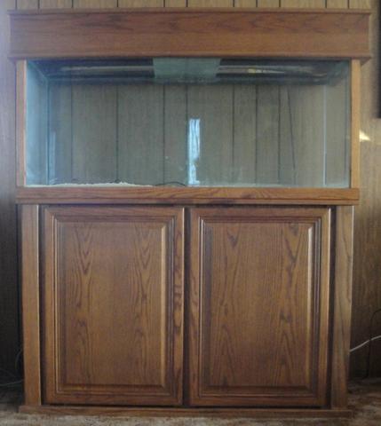 Sold 75 Gallon Oceanic Aquarium W Solid Oak Stand Trim Canopy Contact Er