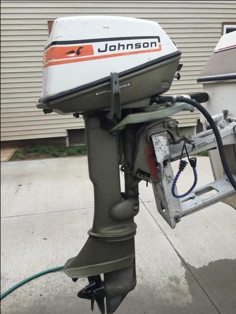 Mid 70's Johnson 6hp Tiller Handle Outboard Motor - Nex-Tech Classifieds