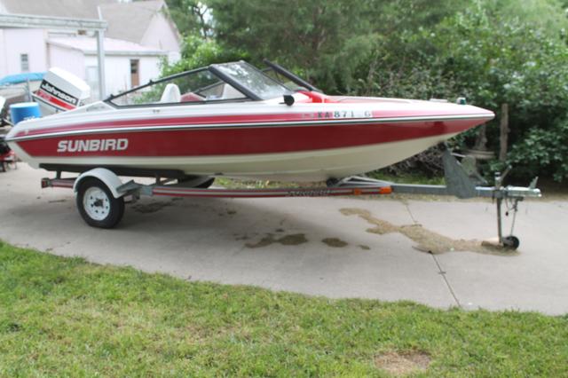 1990 Sunbird Corsair 160 Boat and Trailer ski, fish, 70 HP - Nex-Tech ...