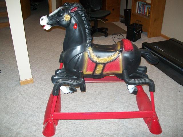 bouncy horse with springs