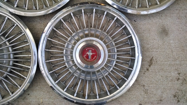 1967 Ford mustang hubcaps #3