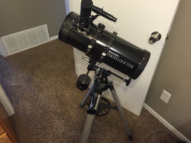 Celestron 127EQ PowerSeeker Telescope (Like New Condition) - Nex-Tech